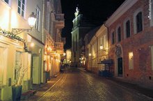 Ночью в Вильнюсе