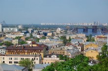 Вид на Киев